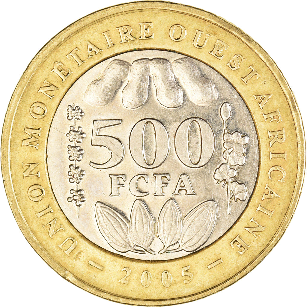 Coin, West African States, 500 Francs, 2005