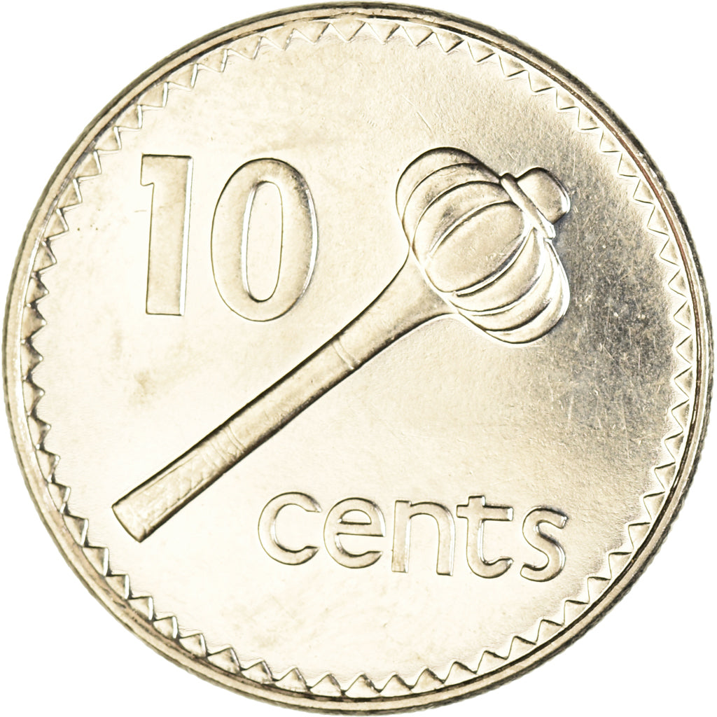 Monnaie, Fidji, 10 Cents, 1998