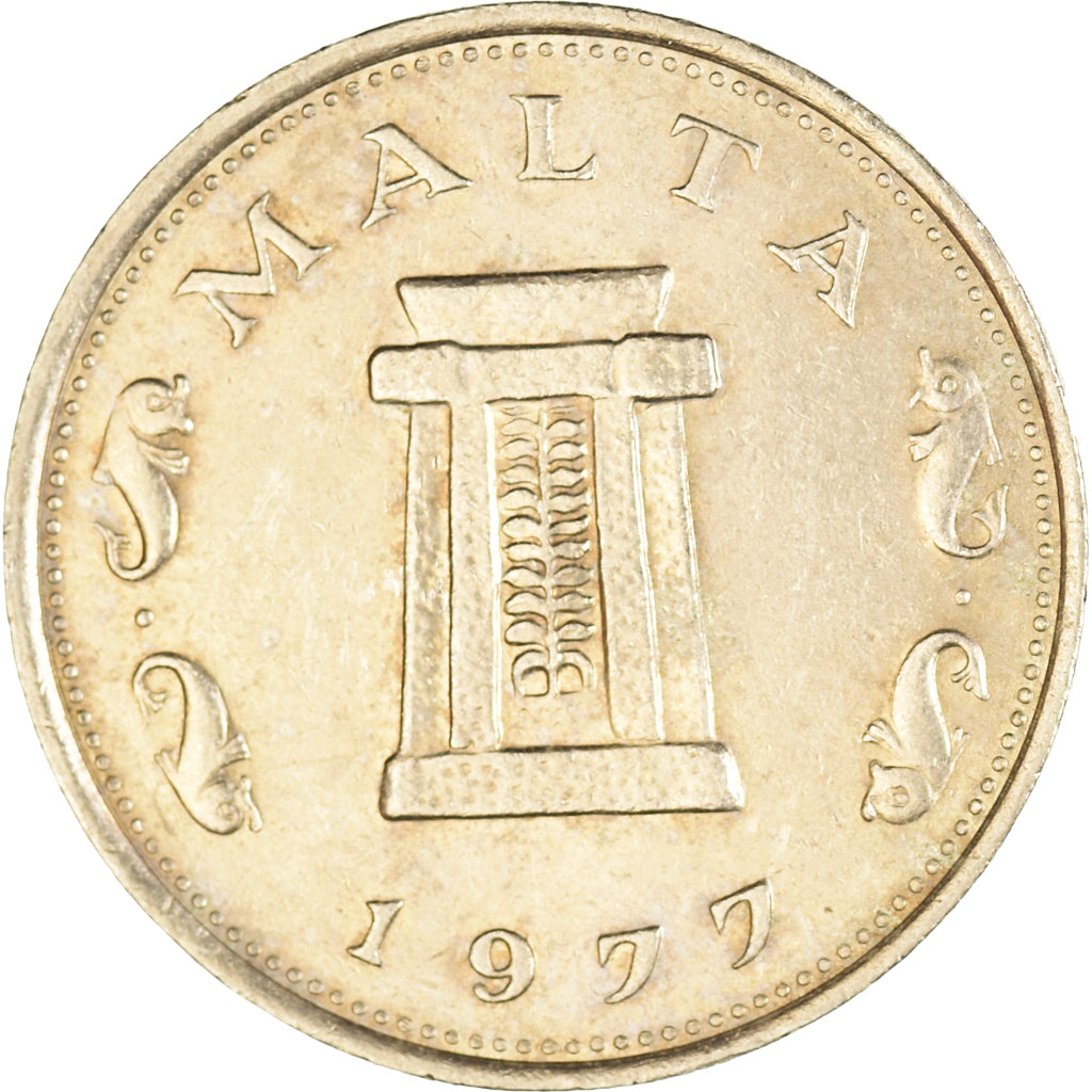 Moneta, Malta, 5 Cents, 1977