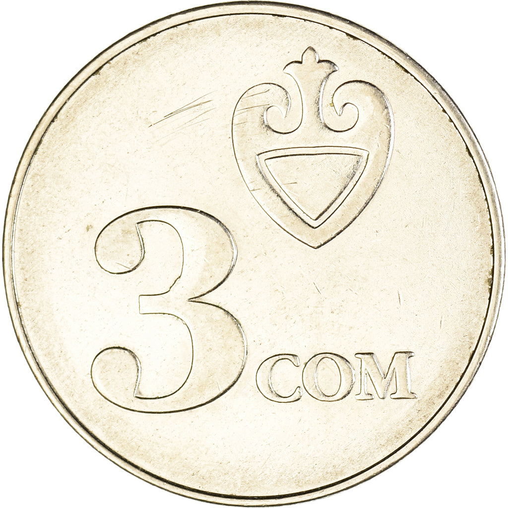 Moneda, KIRGUISTÁN, 3 Som, 2008