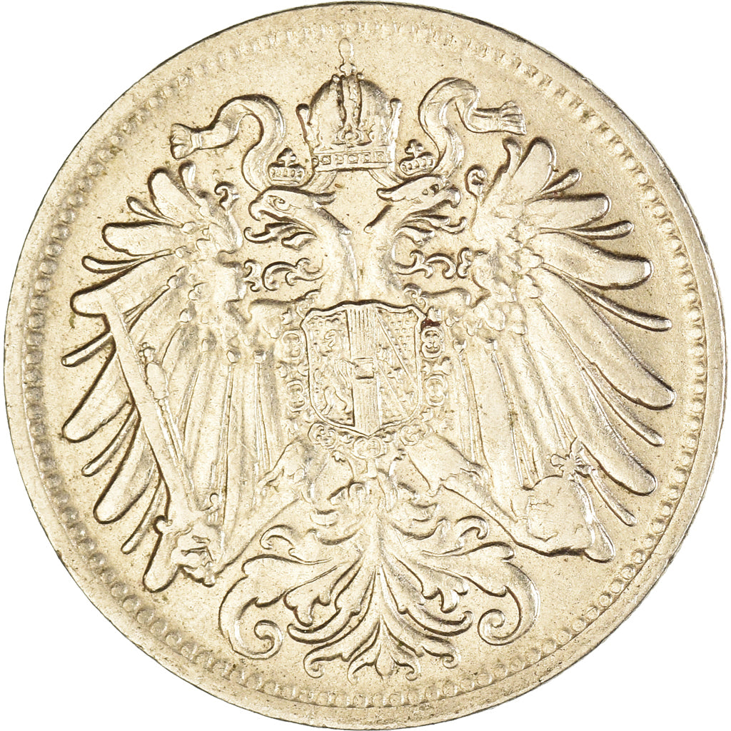 Moneta, Austria, 20 Heller, 1909