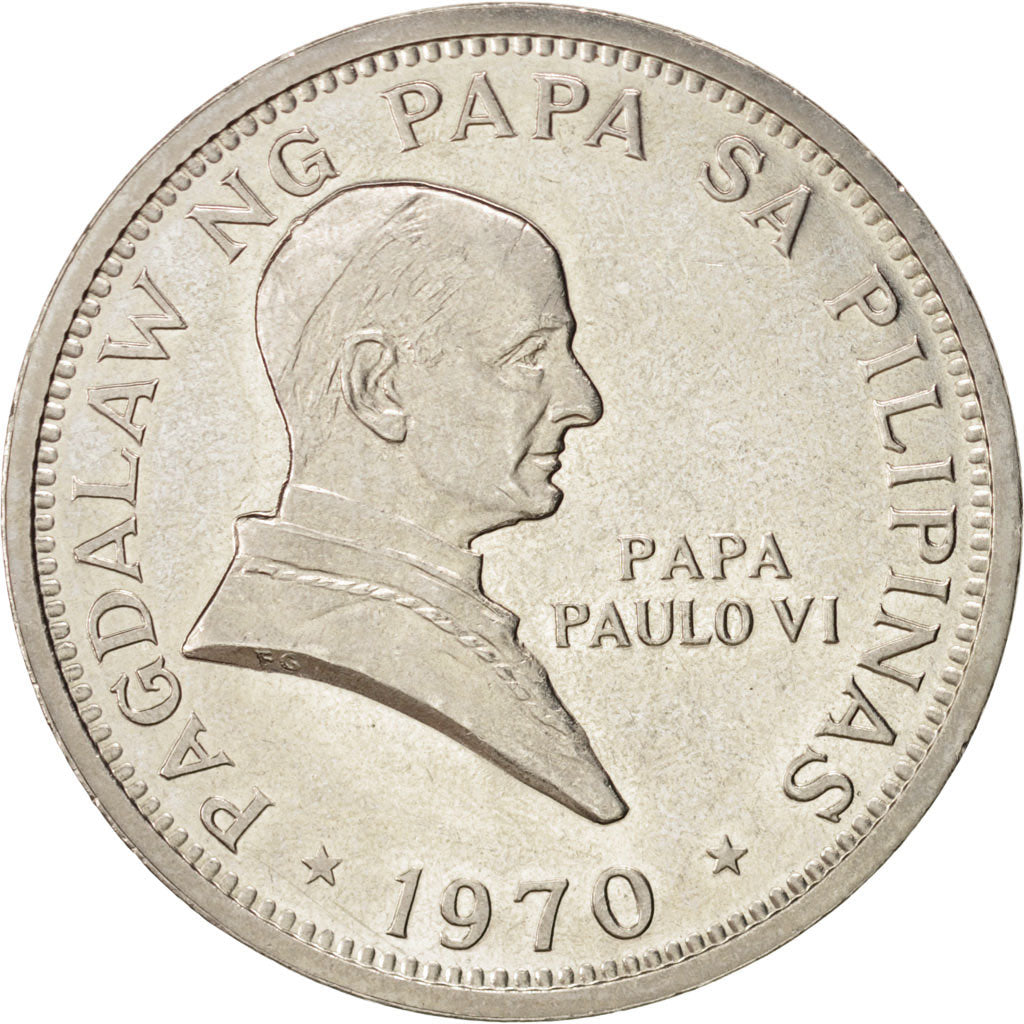 Philippines Piso 1970 KM:202 AU(55-58) Nickel 38.3