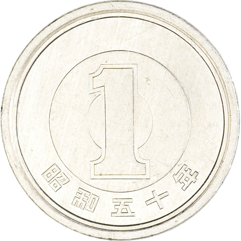 Moeda, Japão, Yen, 1975