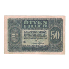 Banknote, Hungary, 50 Fillér, 1920, 1920-10-02, KM:44, VF(30-35)
