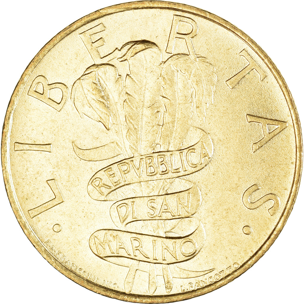 Münze, San Marino, 200 Lire, 1995