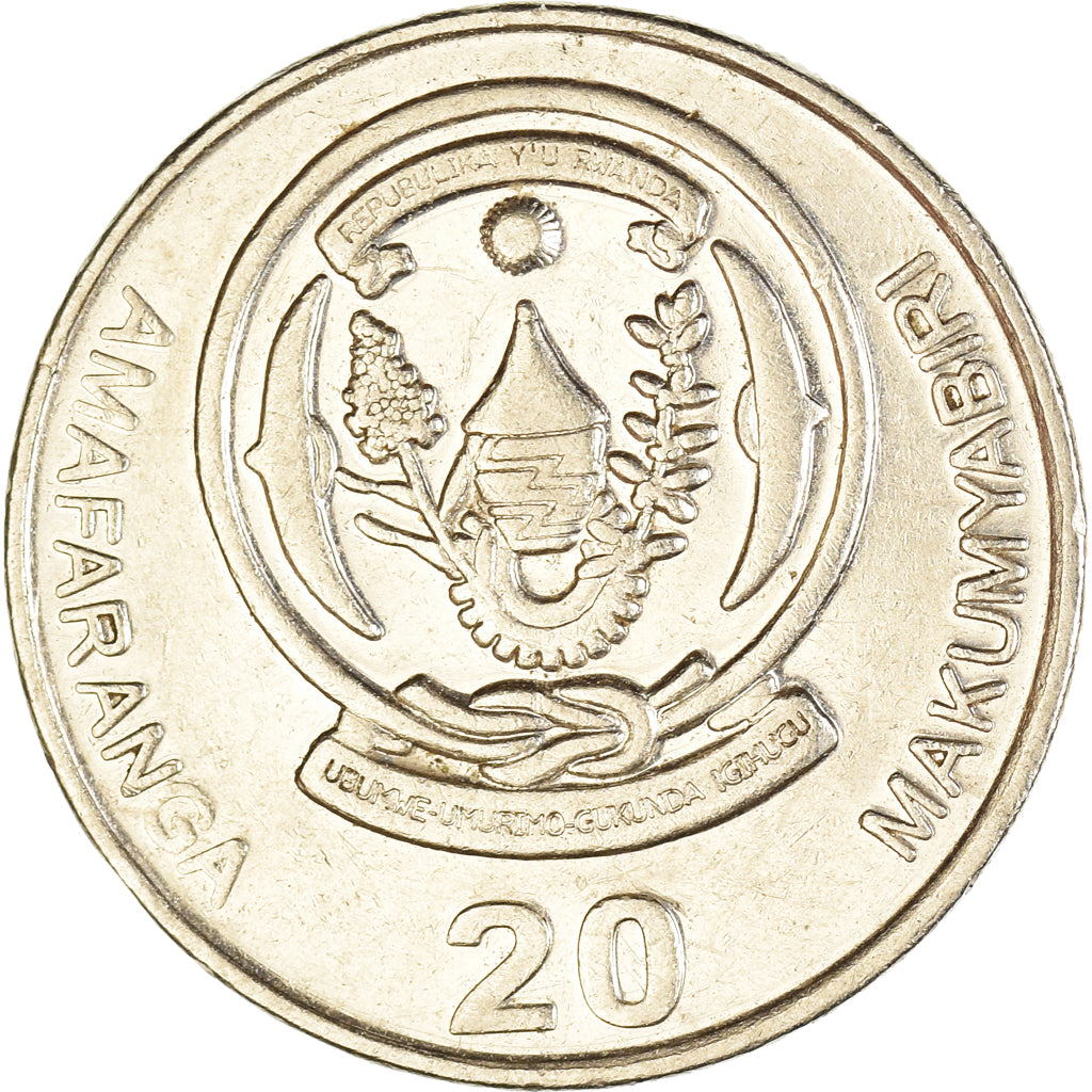 Monnaie, Rwanda, 20 Francs, 2009