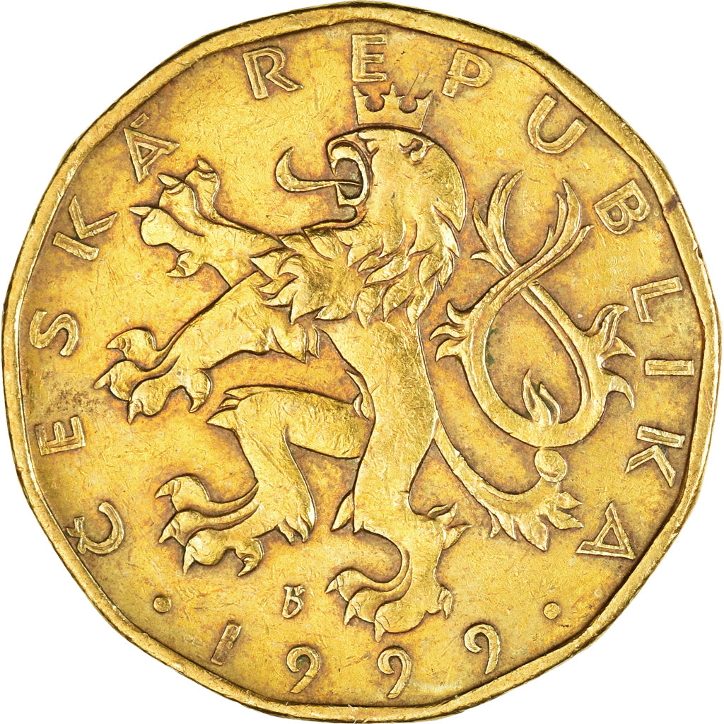 Coin, Czech Republic, 20 Korun, 1999