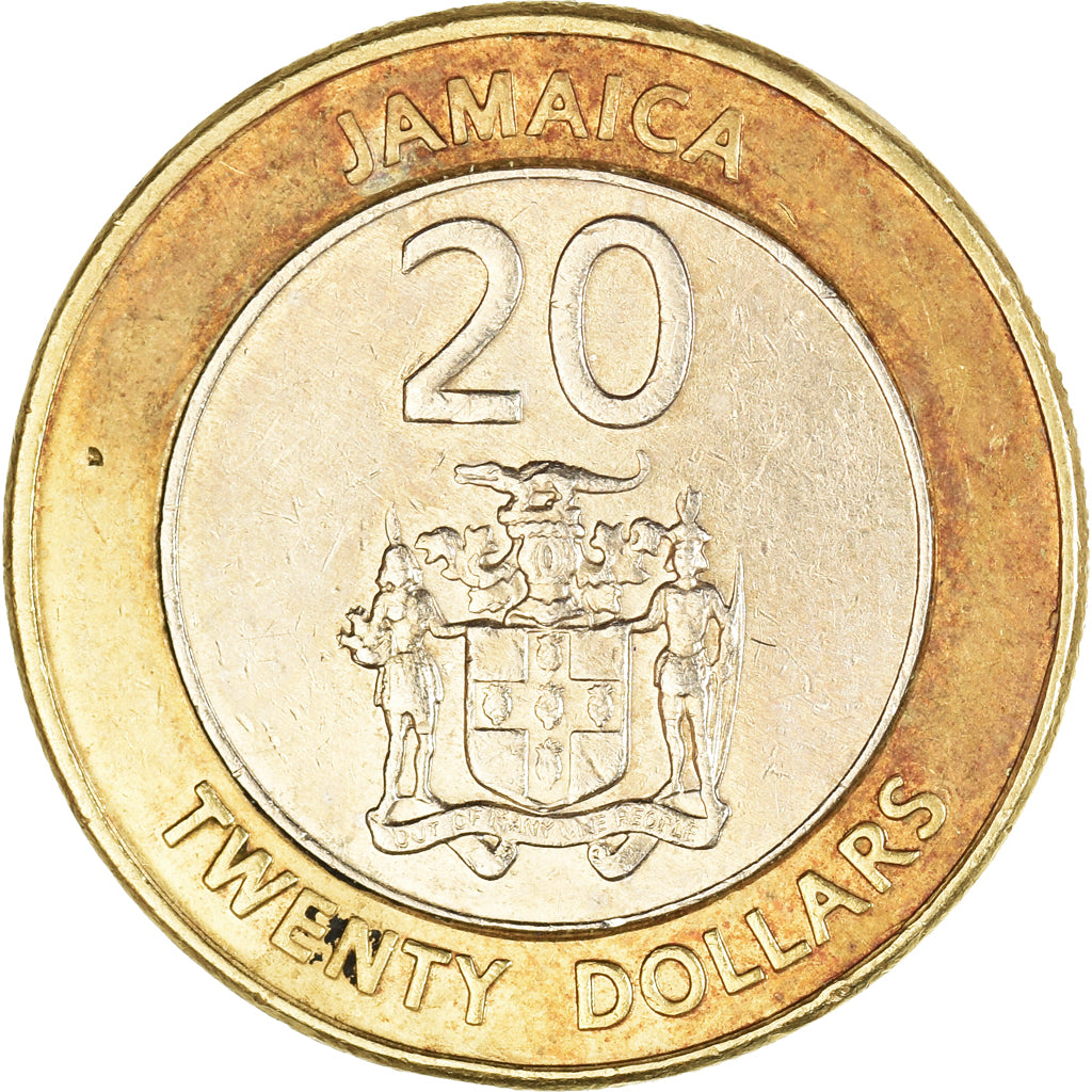 Münze, Jamaica, 20 Dollars, 2000