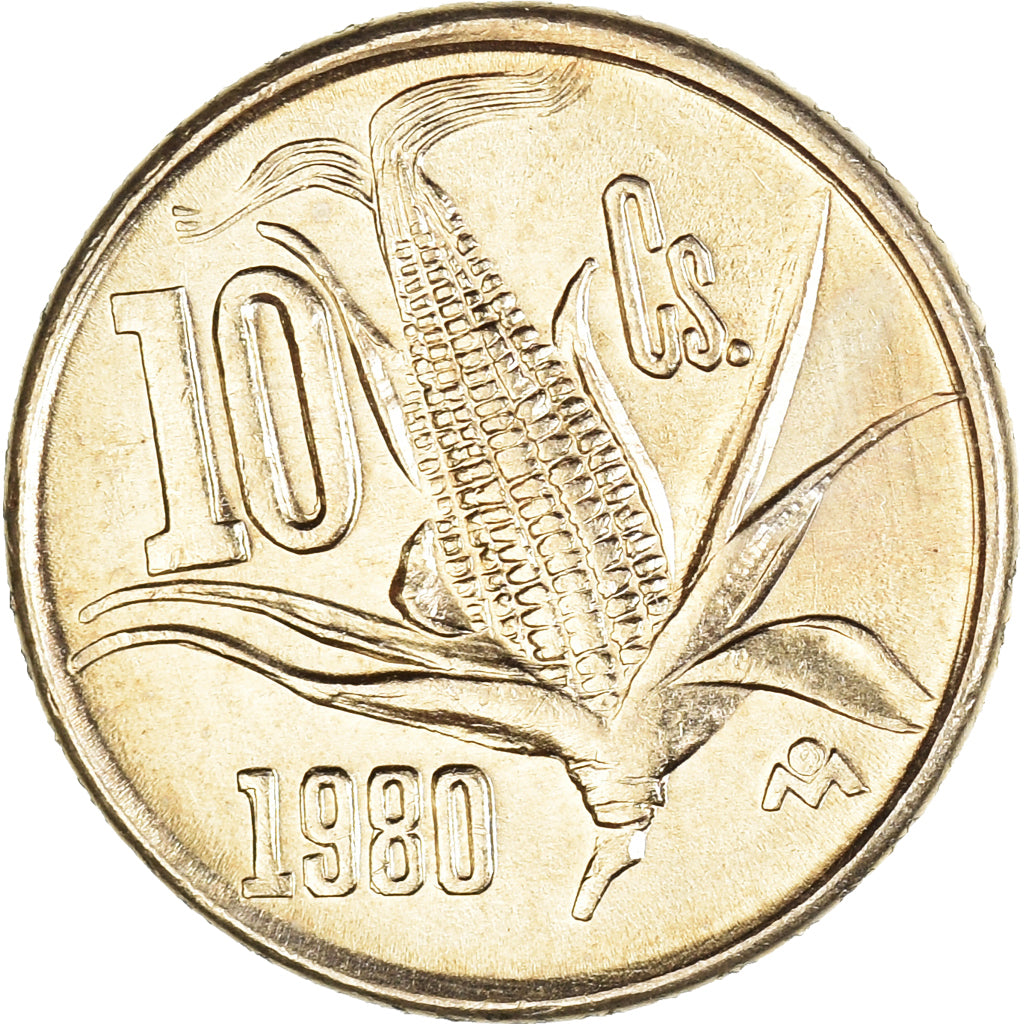 Moneda, México, 10 Centavos, 1980