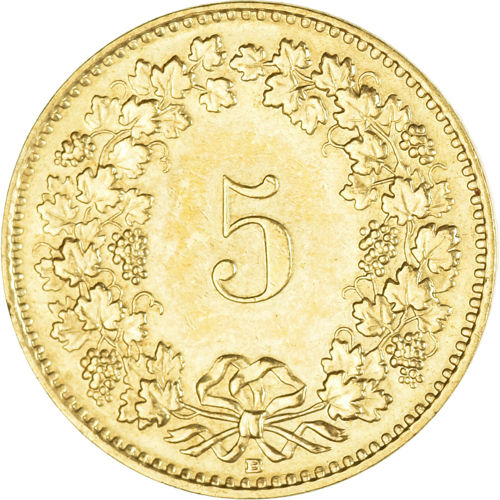 Moneta, Szwajcaria, 5 Rappen, 2002