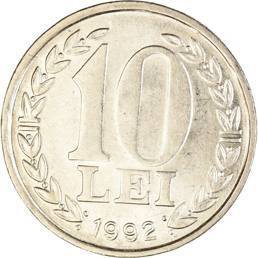 Coin, Romania, 10 Lei, 1992