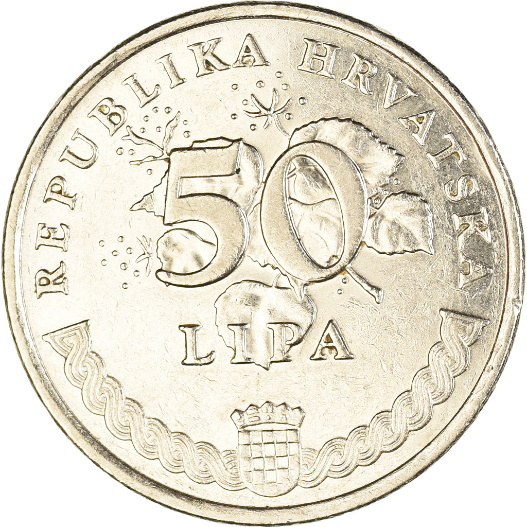 Münze, Kroatien, 50 Lipa, 2000