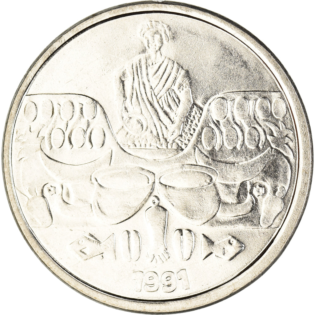 Moneda, Brasil, 50 Cruzeiros, 1991