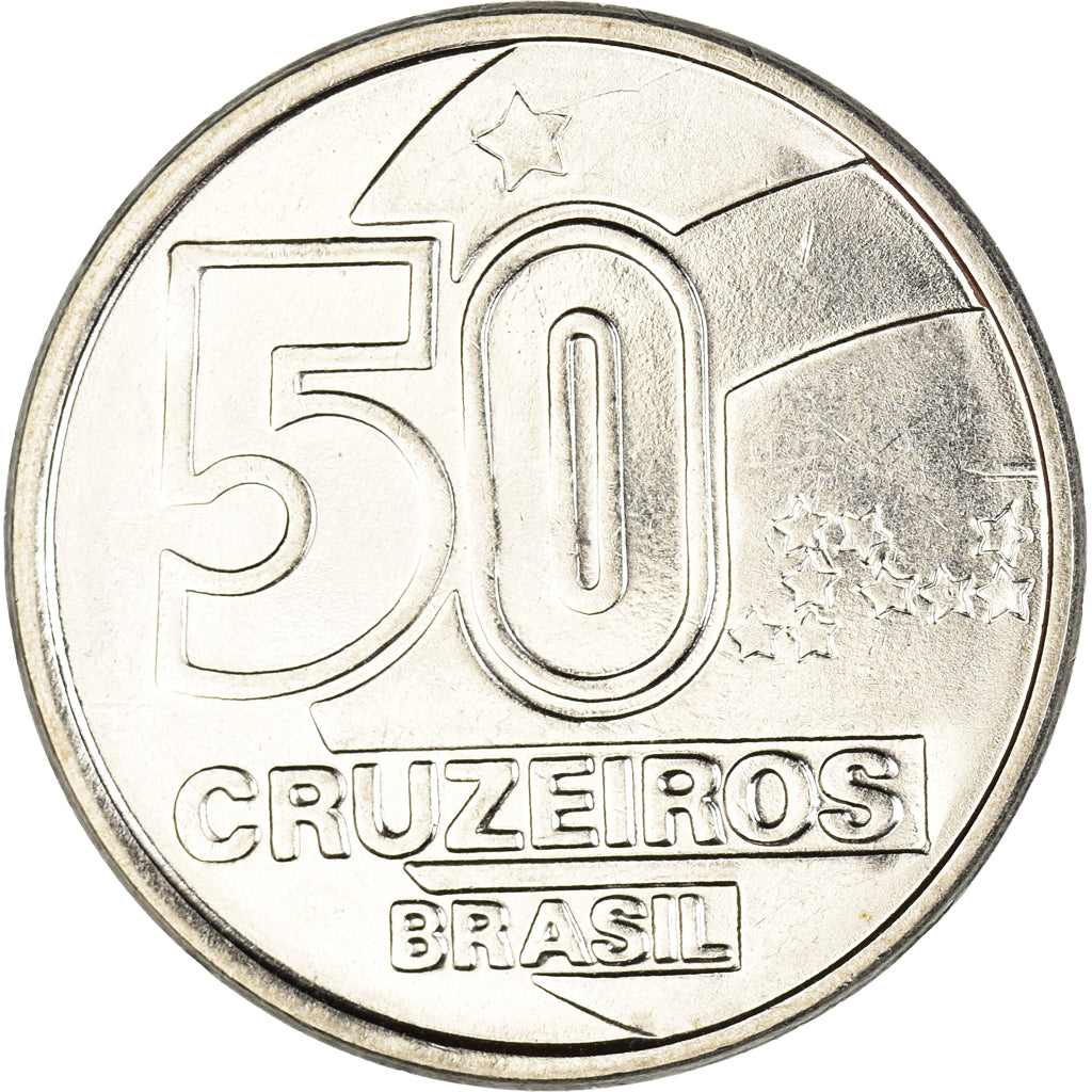 Moneda, Brasil, 50 Cruzeiros, 1991