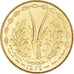 Münze, West African States, 5 Francs, 1979