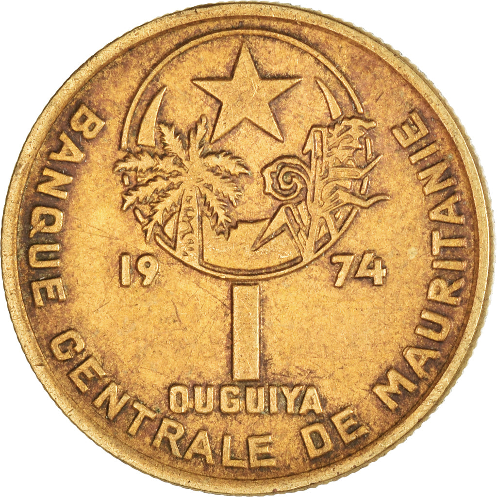Moneda, Mauritania, Ouguiya, 1974