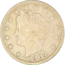 Moneda, Estados Unidos, 5 Cents, 1904