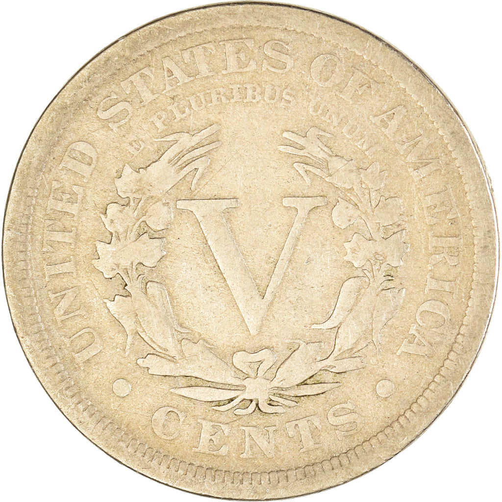 Moneda, Estados Unidos, 5 Cents, 1904