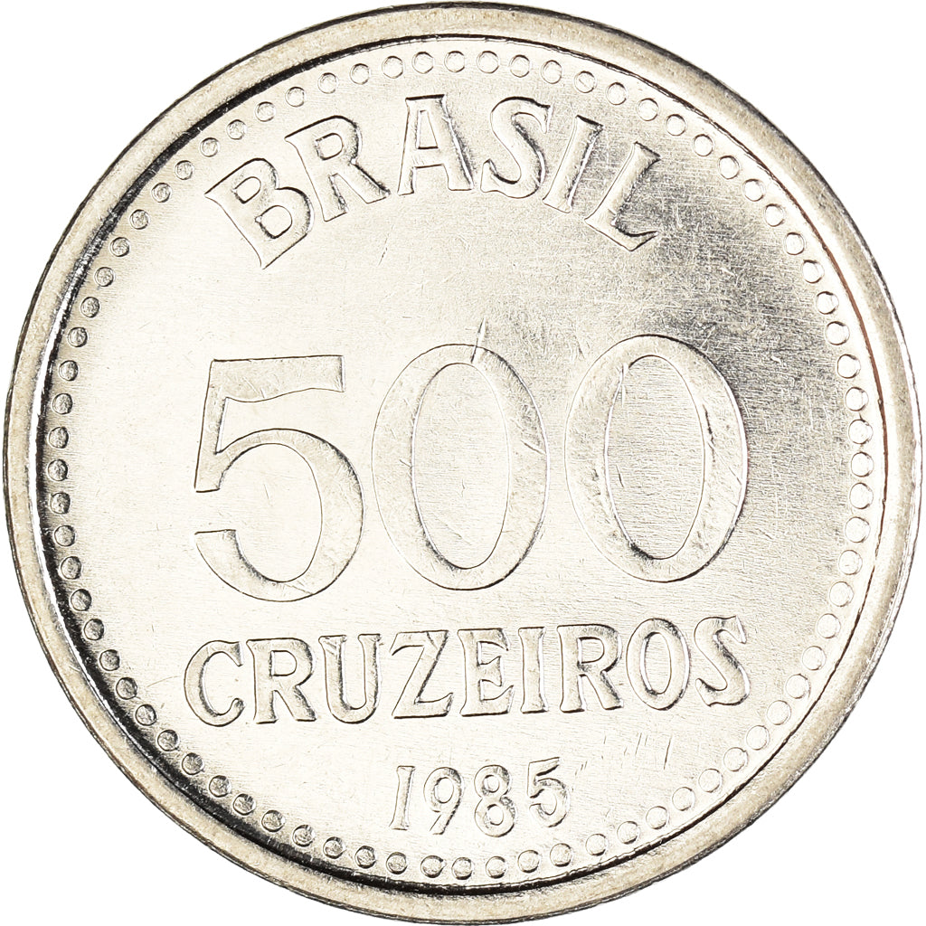 Moneda, Brasil, 500 Cruzeiros, 1985