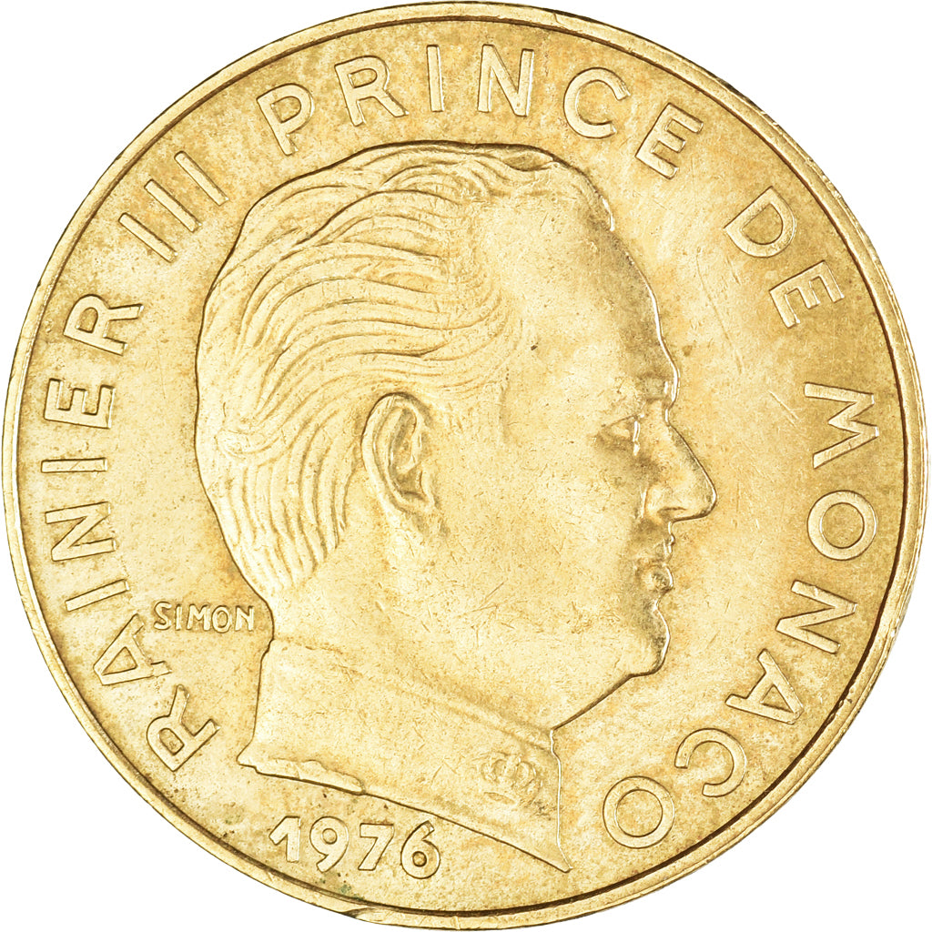 Moeda, Mónaco, 20 Centimes, 1976