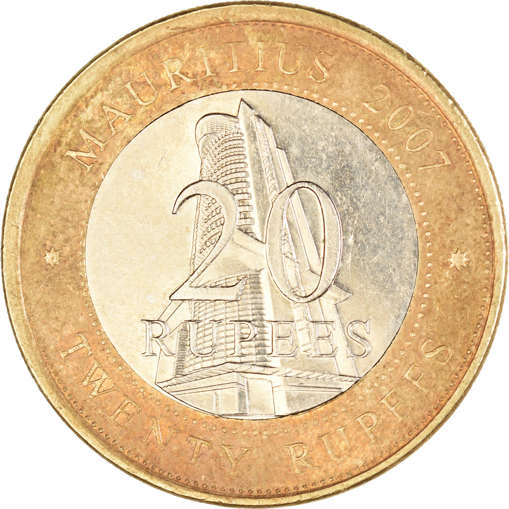 Munten, Mauritius, 20 Rupees, 2007