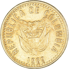 Monnaie, Colombie, 10 Pesos, 1989