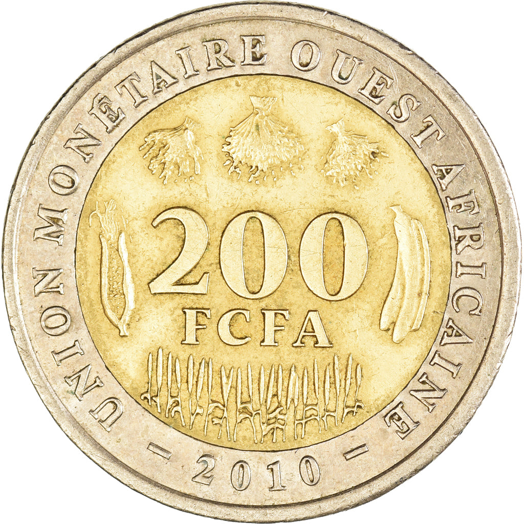Coin, West African States, 200 Francs, 2010