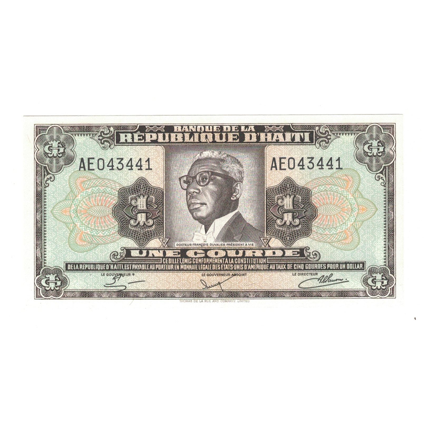 Banconote, Haiti, 1 Gourde, KM:239, FDS