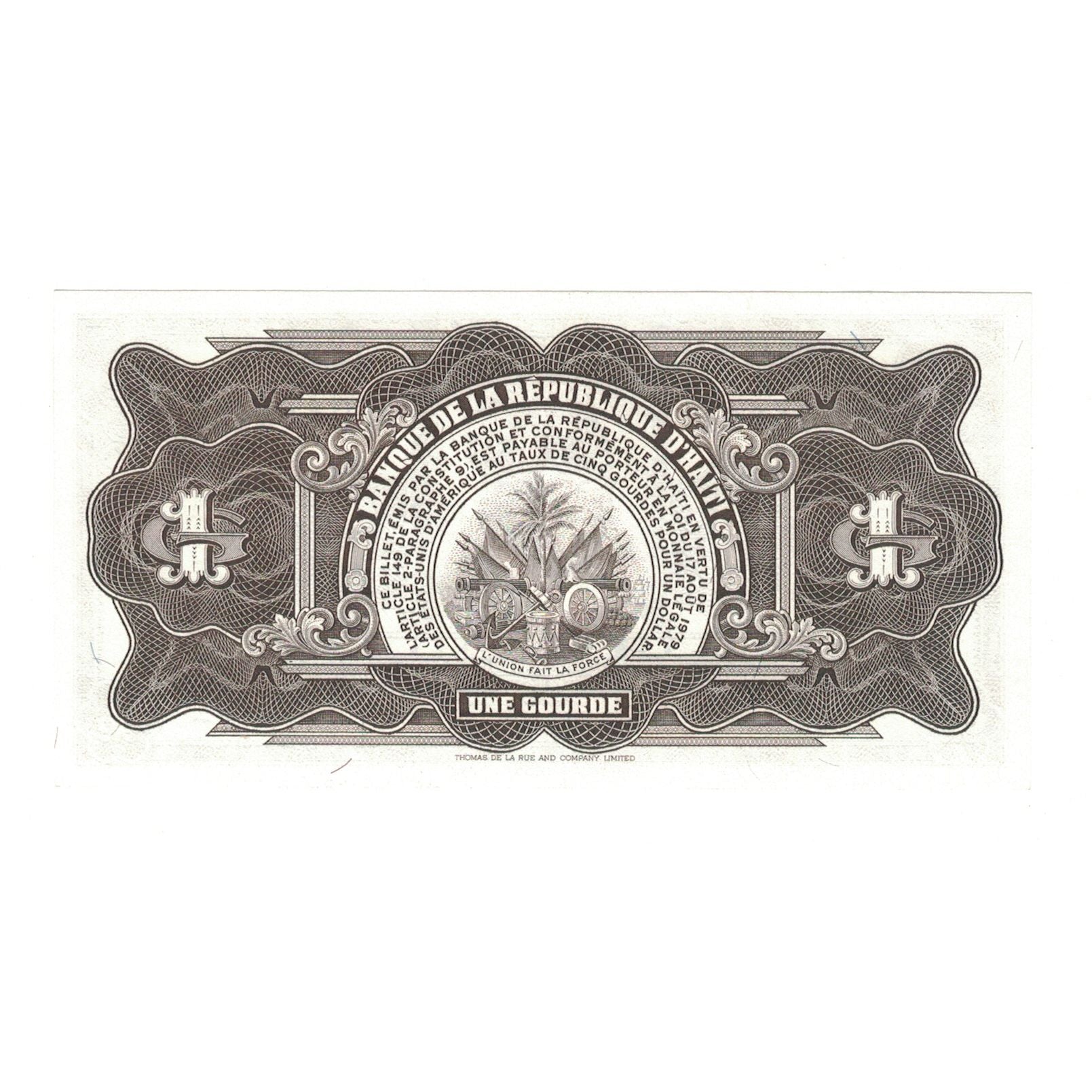 Banconote, Haiti, 1 Gourde, KM:239, FDS