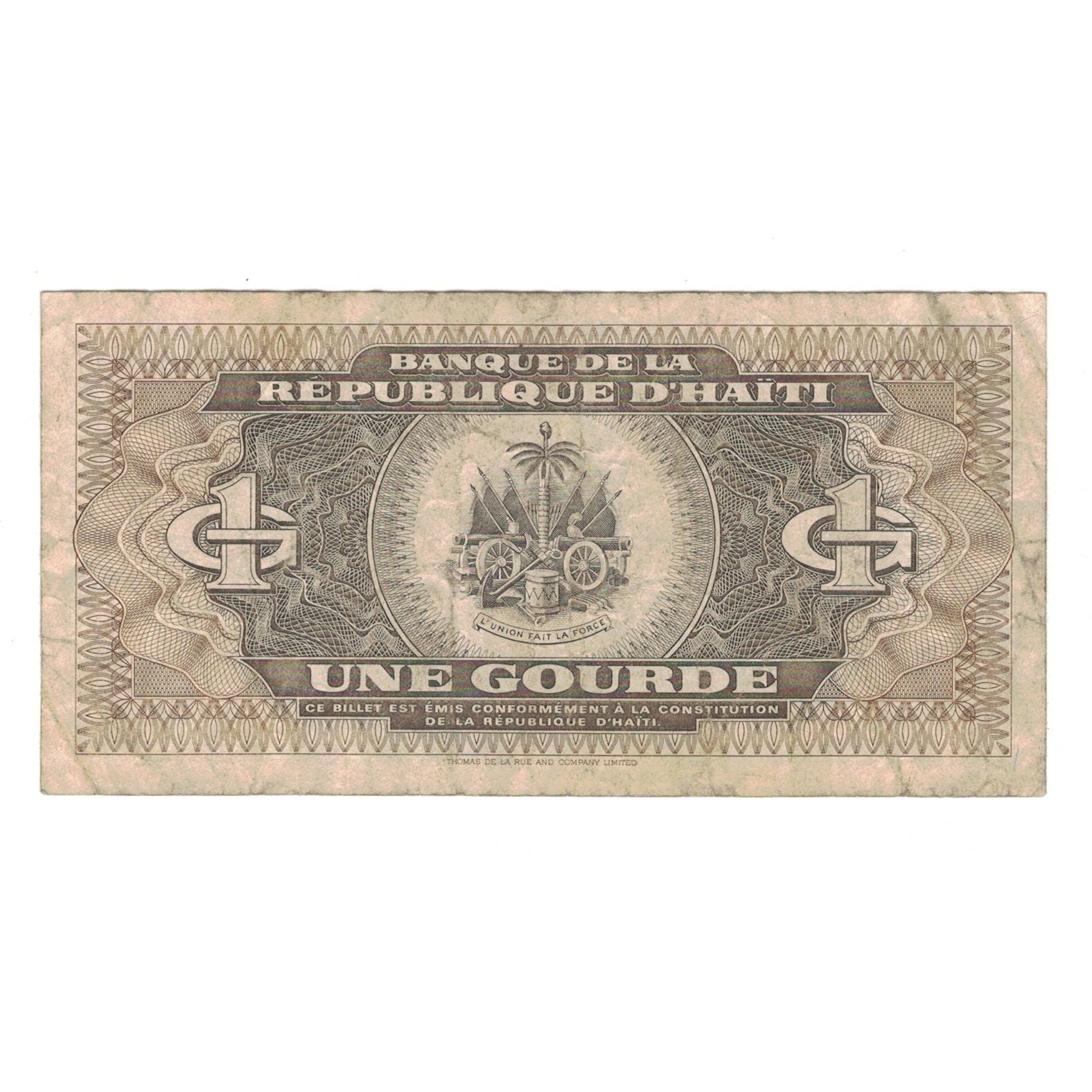 Billet, Haïti, 1 Gourde, 1993, KM:259a, TB