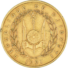 Moneda, Yibuti, 500 Francs, 1991