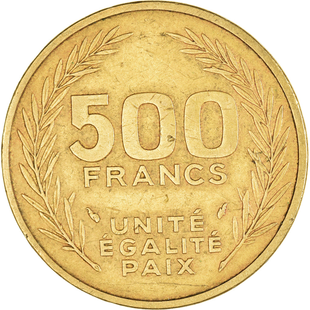 Moneda, Yibuti, 500 Francs, 1991