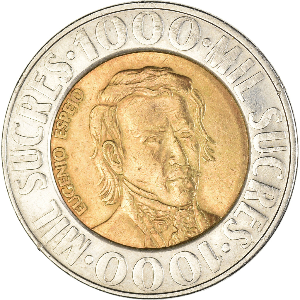 Moneda, Ecuador, 1000 Sucres, 1996