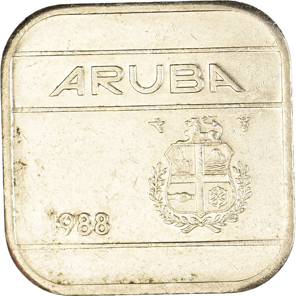 Münze, Aruba, 50 Cents, 1988
