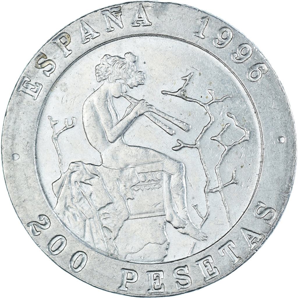 Münze, Spanien, 200 Pesetas, 1996