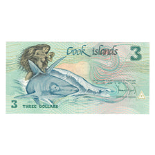 Banknot, Wyspy Cooka, 3 Dollars, KM:3a, UNC(65-70)