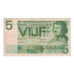 Nota, Países Baixos, 5 Gulden, 1966, 1966-04-26, KM:90a, EF(40-45)