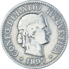 Moeda, Suíça, 10 Rappen, 1897