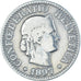 Moeda, Suíça, 10 Rappen, 1897