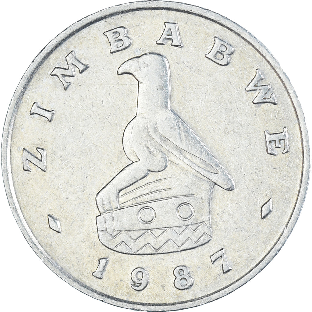 Moneda, Zimbabue, 20 Cents, 1987