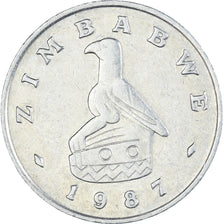 Moneda, Zimbabue, 20 Cents, 1987