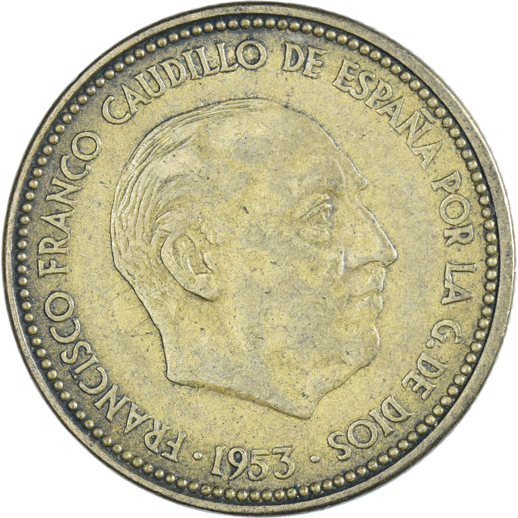 Moneta, Spagna, 2-1/2 Pesetas, 1953