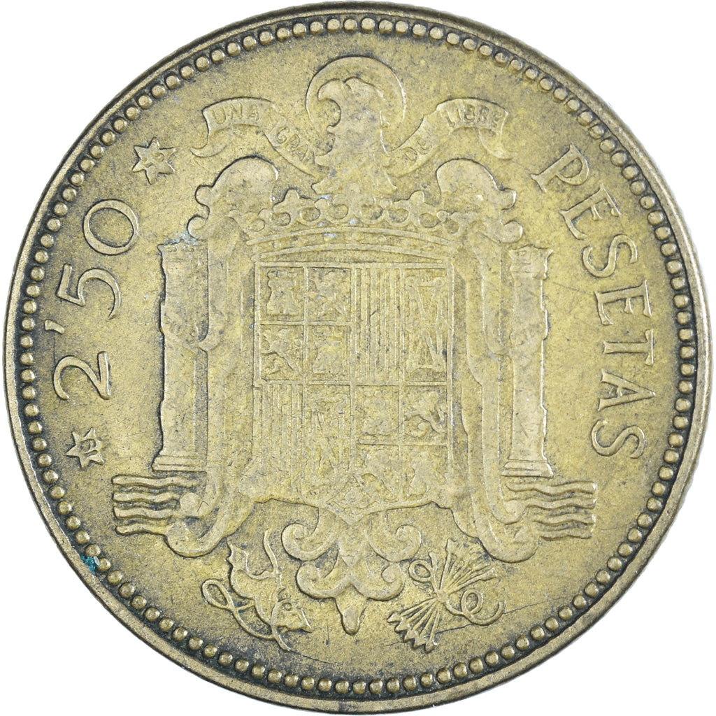 Moneta, Spagna, 2-1/2 Pesetas, 1953