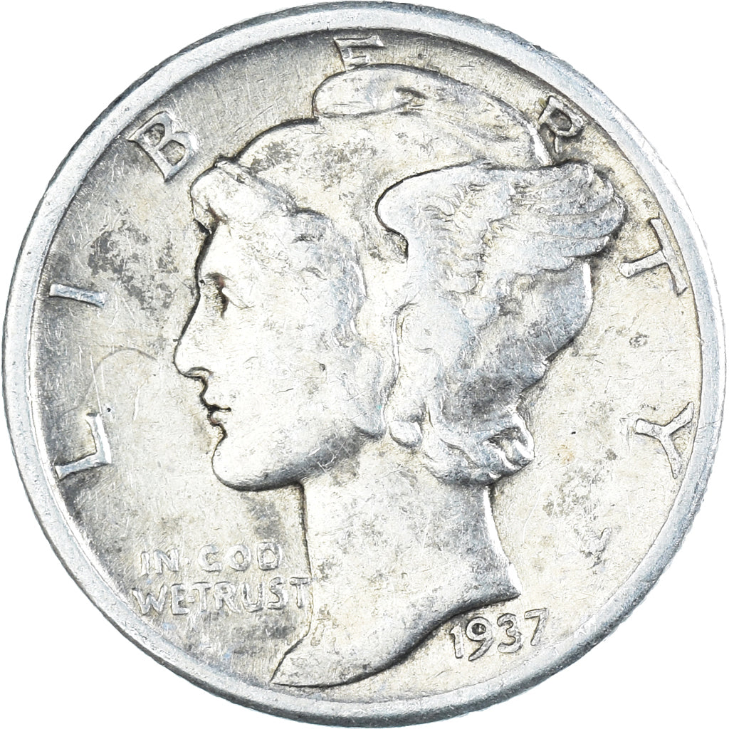 Munten, Verenigde Staten, Dime, 1937