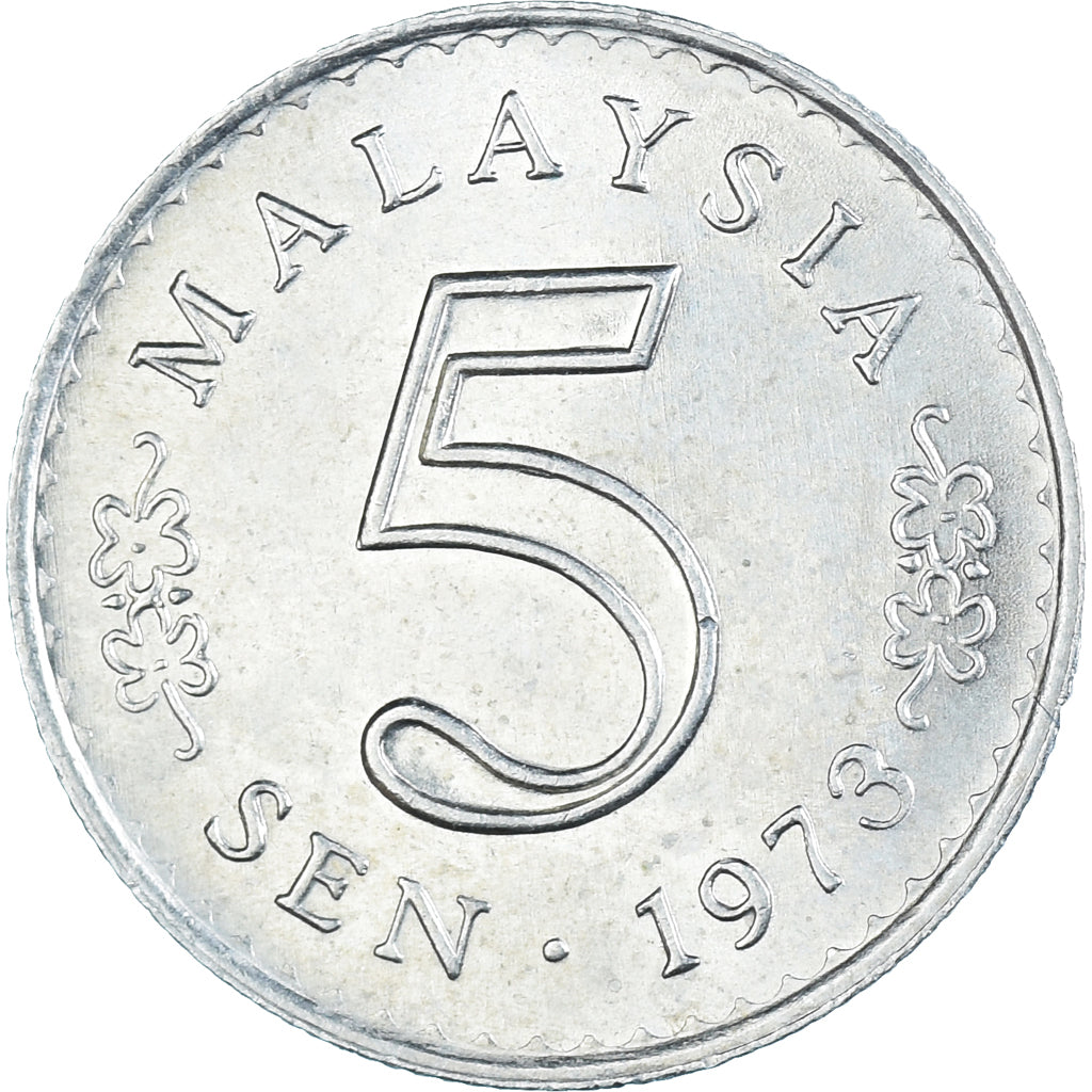 Moneta, Malesia, 5 Sen, 1973