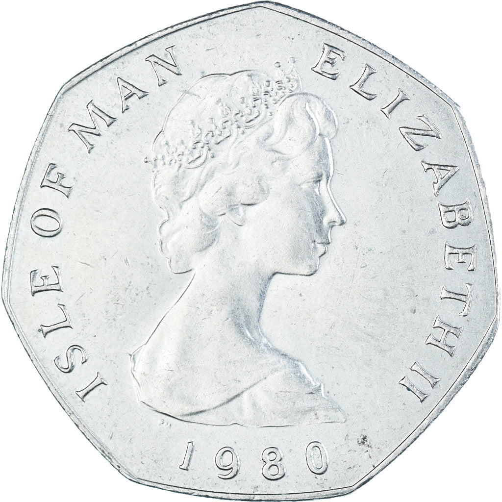 Coin, Isle of Man, 50 Pence, 1980