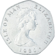 Coin, Isle of Man, 50 Pence, 1980