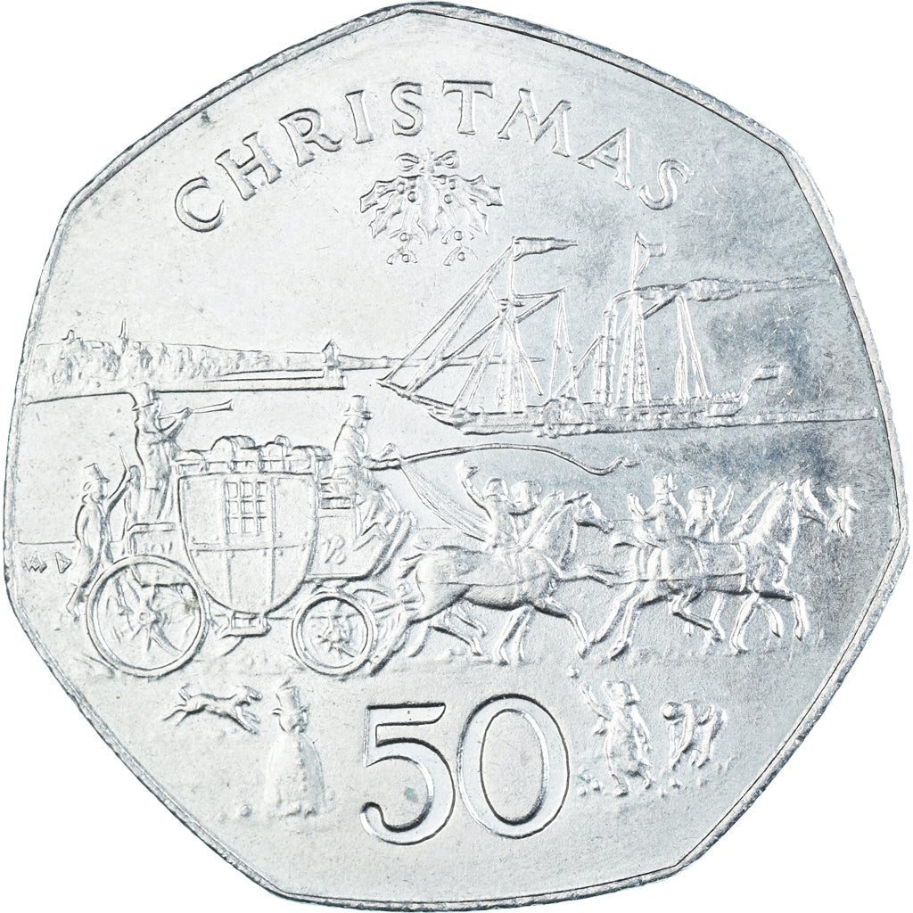 Coin, Isle of Man, 50 Pence, 1980