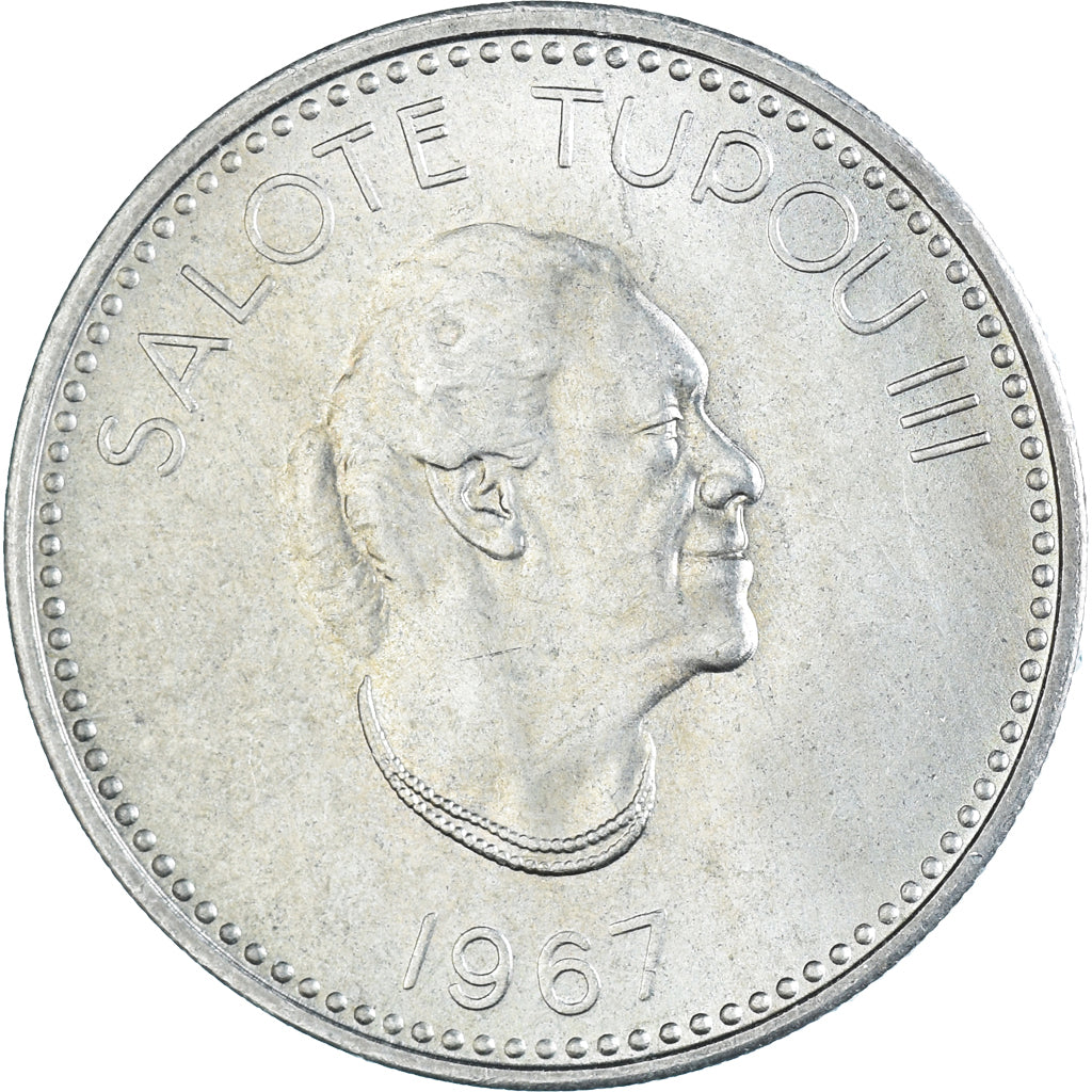 Münze, Tonga, 10 Seniti, 1967
