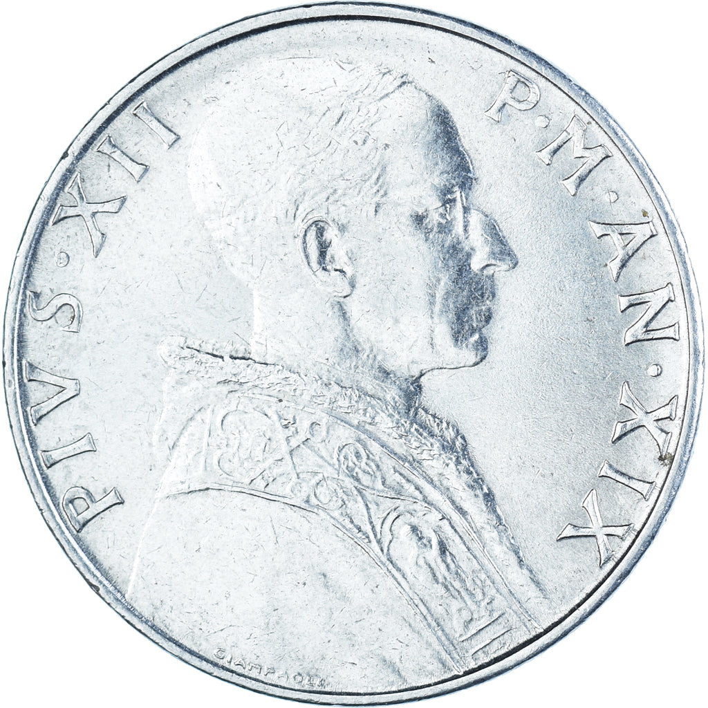 Moneta, Vaticano, 50 Lire, 1957